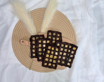 Dehydrate dog treat- 1PC LG Beef and cheese waffle