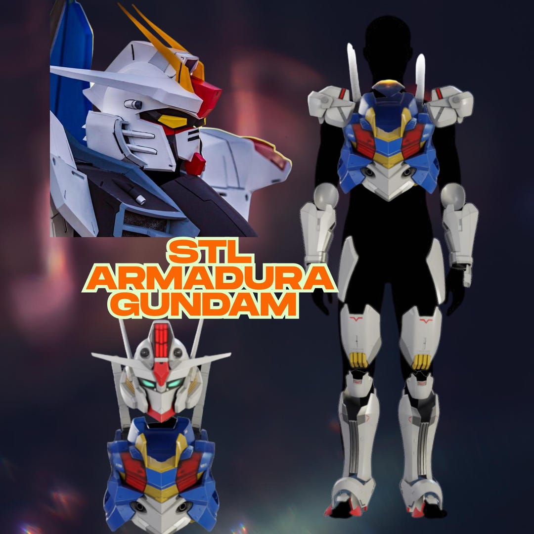 Gundam Air Armor STL File for 3D Printer / High Quality Cosplay ...