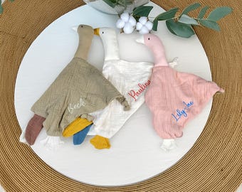 Manta de ganso, regalo para baby shower, manta para bebé, manta de pato, regalo para recién nacido, manta de seguridad para animales, toalla cómoda