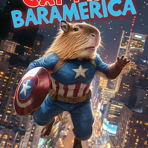 Cartão de Aniversário Capivara
