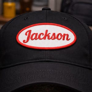 Benutzerdefinierter Namensaufnäher zum Aufbügeln, personalisierter Arbeitsuniform-Namensschild-Aufnäher, rechteckiges ovales Namensschild für die Jacke-Hemd, gestickter Namensaufnäher