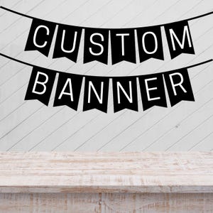 Custom Banner: Personalized Celebration Decor
