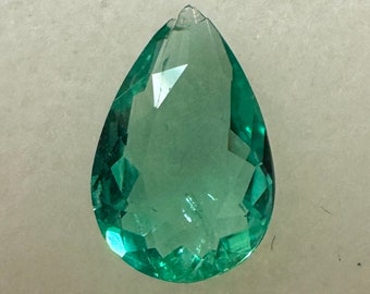 0.65 carat 8x5.5 VS Clarity Natural Loose Colombian Emerald-Pear Cut,Teardrop Loose Emerald, Genuine Pear Shaped Emerald,Pear May Birthstone