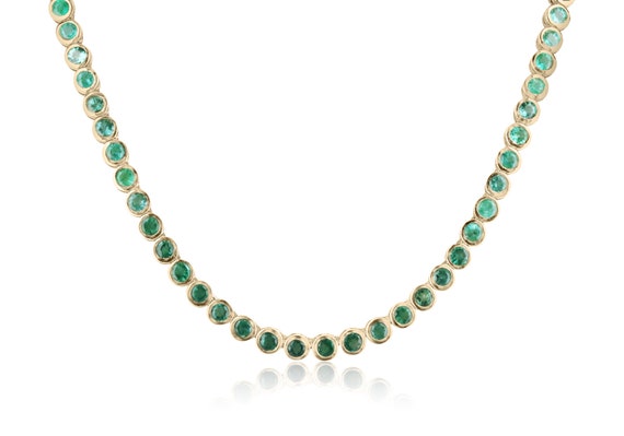 Women Gold Plated Green Crystal Rhinestone Bib Tennis Necklace Elegant  Jewelry 6 | eBay