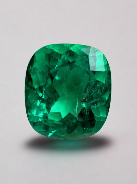 3.55 Carat 10x9 AAA Muzo Green Natural Loose Colombian Emerald cushion Cut Fine Quality Cushion Cut Emerald Genuine Emerald Gem Etsy Australia