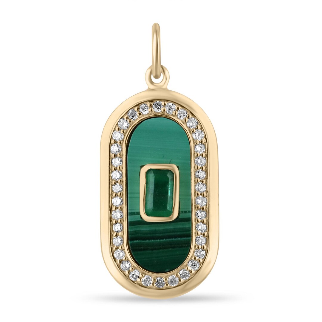 ネックレス・ペンダント Gold Green Natural Stone Collar Necklace Amazon.com: THOKUNA 14K Gold Plated Dainty Emerald Necklace