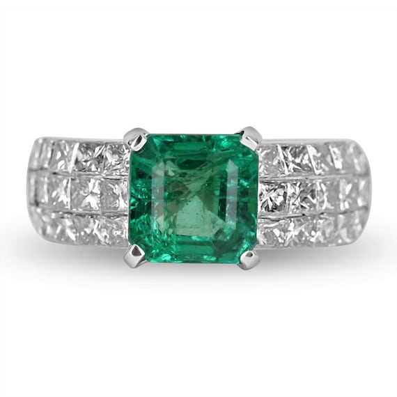Mens emerald pinky ring sale