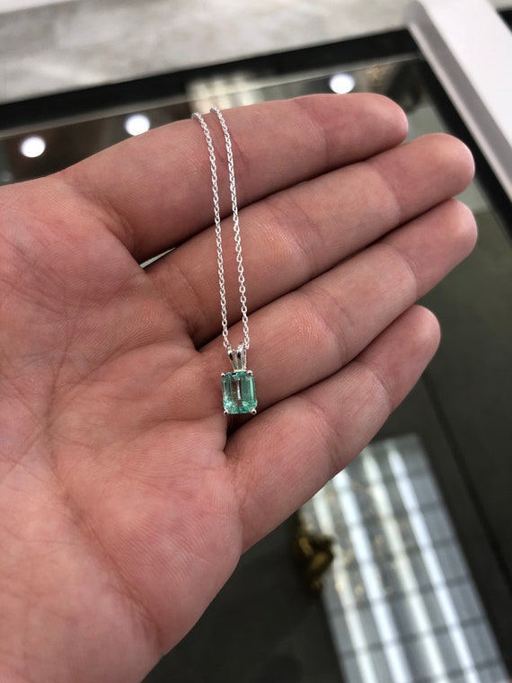 Mid-Century Emerald & Diamond Necklace – Butter Lane Antiques