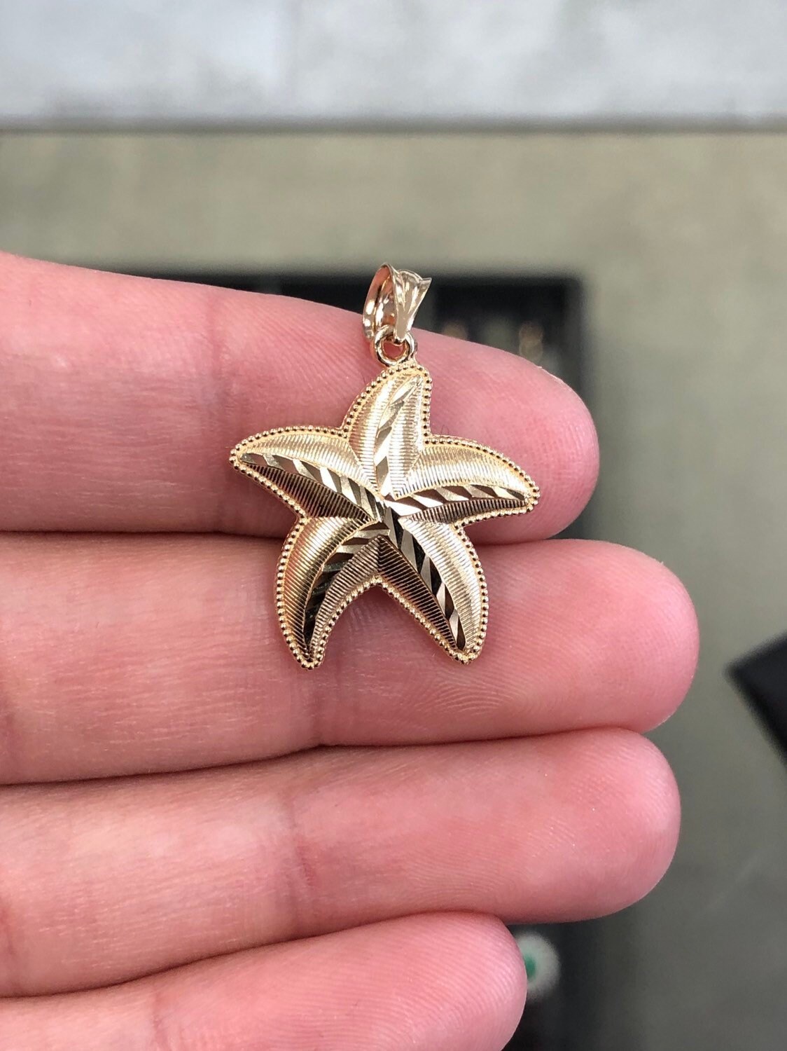 Filigree Starfish 14k 14K Yellow Gold 