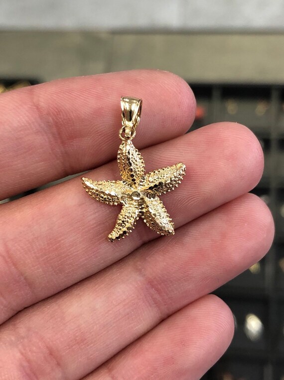 Filigree Starfish 14k 14K Yellow Gold 