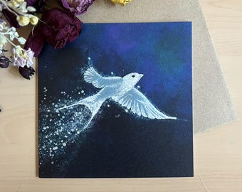 Birds of Prayer Illustration Greeting Card Set: Eco-Friendly Blank Cards UK