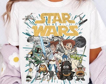 Toy and Friends Starwar Png, May the 4th Be With You Png, Space Travel Png, Science Fiction Png, Family Vacation Png, Vacay Mode Png