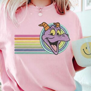 Embroidered Disney Figment File, Disney Epcot Shirt, Disney Shirt, Disneyland Shirt, Disneyworld Shirt, Disney Family
