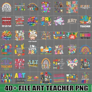 40+ Art Teacher Png Bundle, Art Teacher png Art Teacher Design, Teacher Sublimation Design, Teacher PNG Designs, Teacher PNG