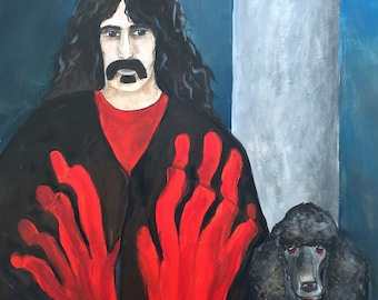 Zappa and Poodle as The Master and Dog