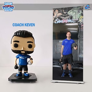 Pop3d yourself, friends or family members - Custom 3d Printed POP3D Action Figure