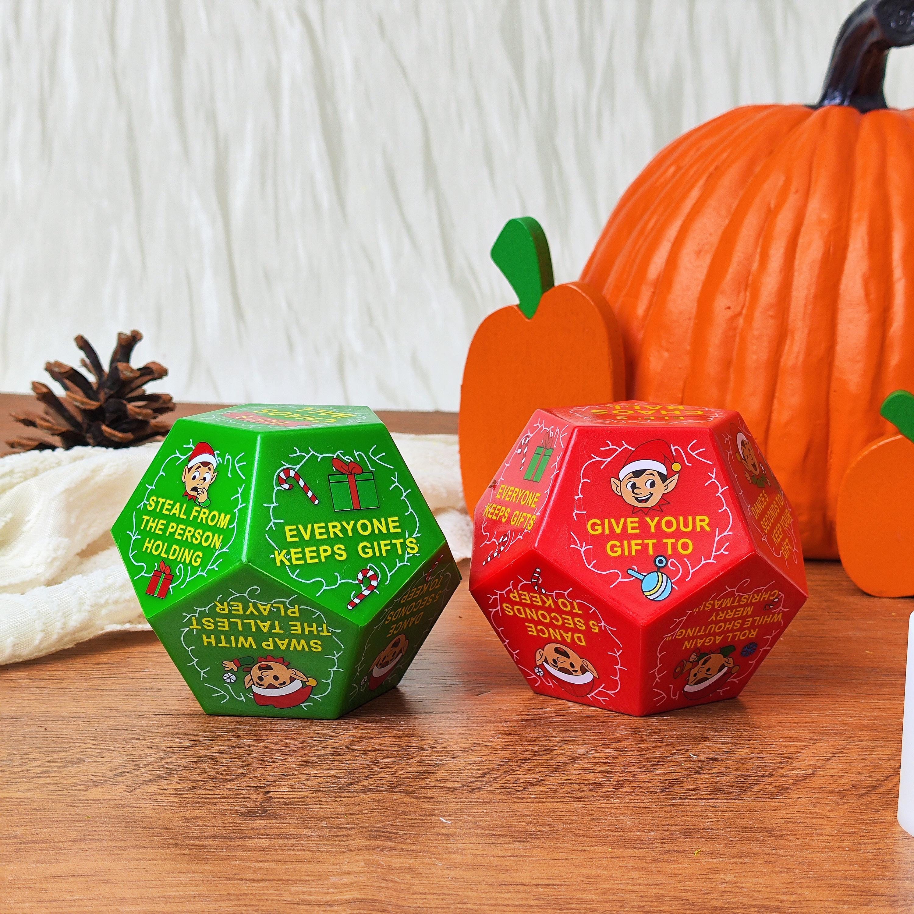 Hilarious Christmas Exchange Party Game Dice: Stocking Stuffer Fun
