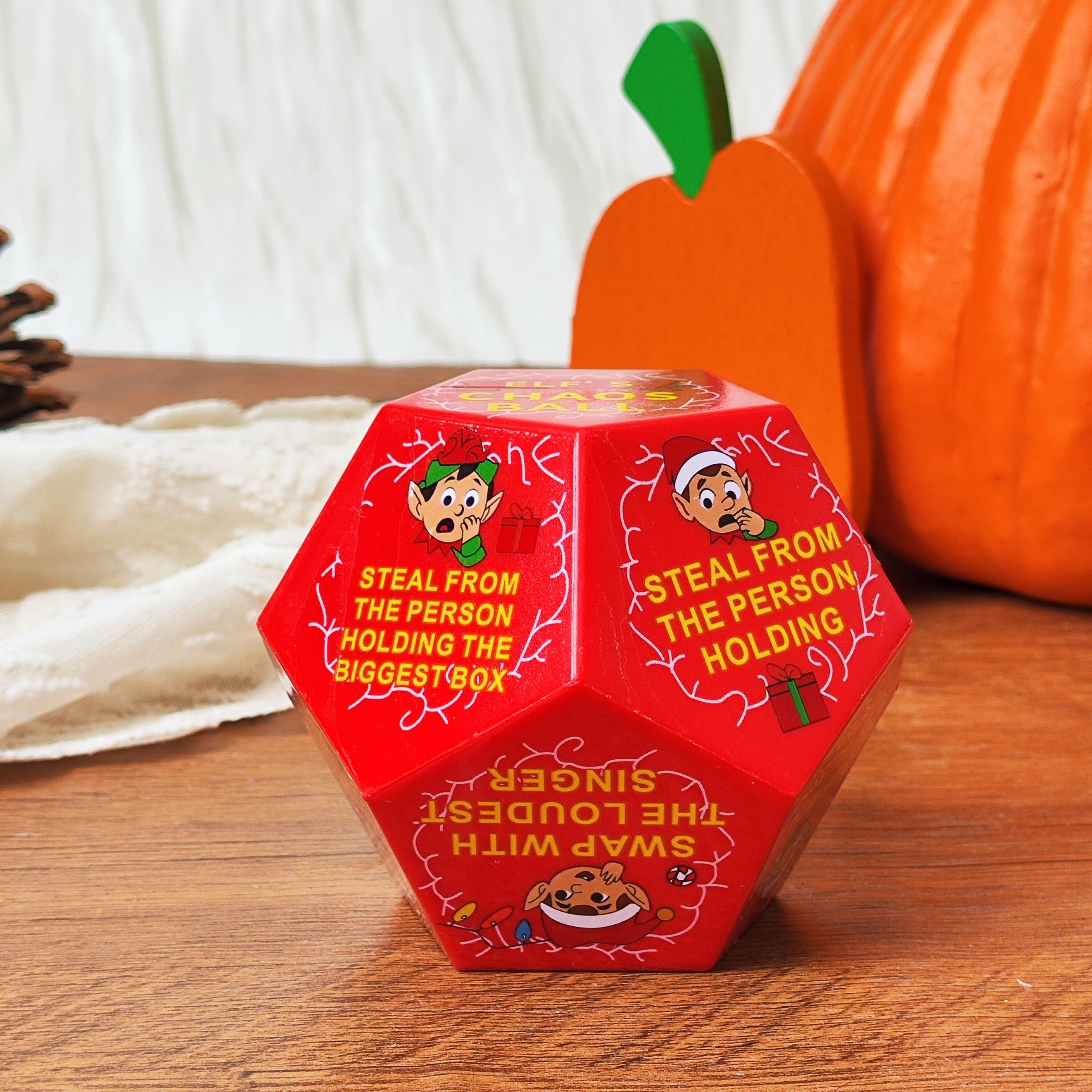 Hilarious Christmas Exchange Party Game Dice: Stocking Stuffer Fun