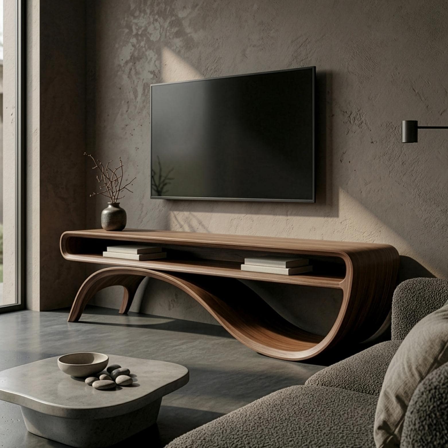 Mid century modern tv stand - Etsy 日本