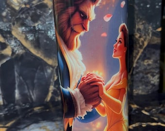 Beauty and the Beast Inspired Tumbler