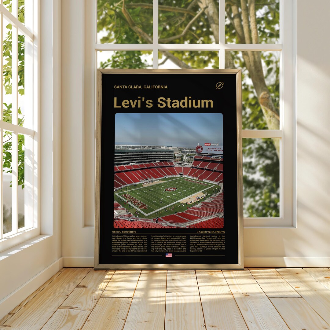 Levi’s Stadium Printable Wall Art | San Francisco 49ers Football Poster ...