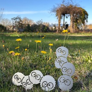 Rußmännchen - Gartenstecker aus Metall - Studio Ghibli Dekor - Chihiros Reise ins Zauberland - Mein Nachbar Totoro Bild 3