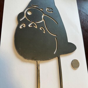 Discounted Metal Garden Stakes – Studio Ghibli Themed, Imperfect Pieces misscut ocarina