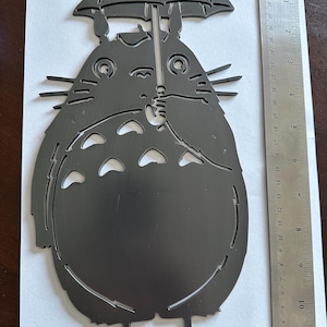 Discounted Metal Garden Stakes – Studio Ghibli Themed, Imperfect Pieces damaged umbrella