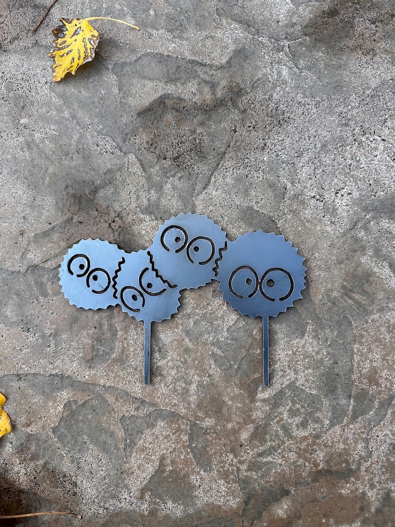 Rußmännchen - Gartenstecker aus Metall - Studio Ghibli Dekor - Chihiros Reise ins Zauberland - Mein Nachbar Totoro Bild 13