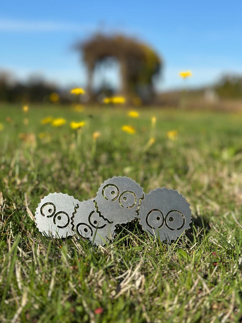 Rußmännchen - Gartenstecker aus Metall - Studio Ghibli Dekor - Chihiros Reise ins Zauberland - Mein Nachbar Totoro Bild 7