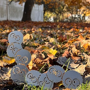 Rußmännchen - Gartenstecker aus Metall - Studio Ghibli Dekor - Chihiros Reise ins Zauberland - Mein Nachbar Totoro Bild 1