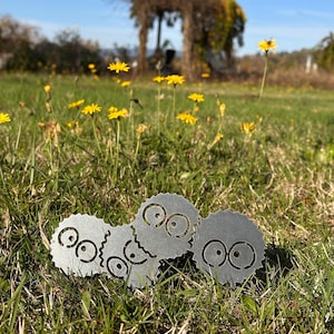 Rußmännchen - Gartenstecker aus Metall - Studio Ghibli Dekor - Chihiros Reise ins Zauberland - Mein Nachbar Totoro Wide
