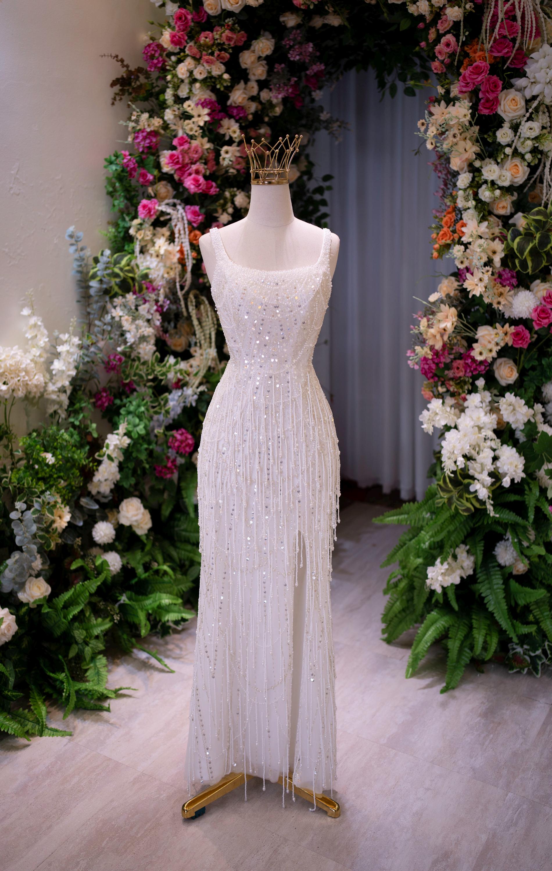 White Fringe Dress Canada