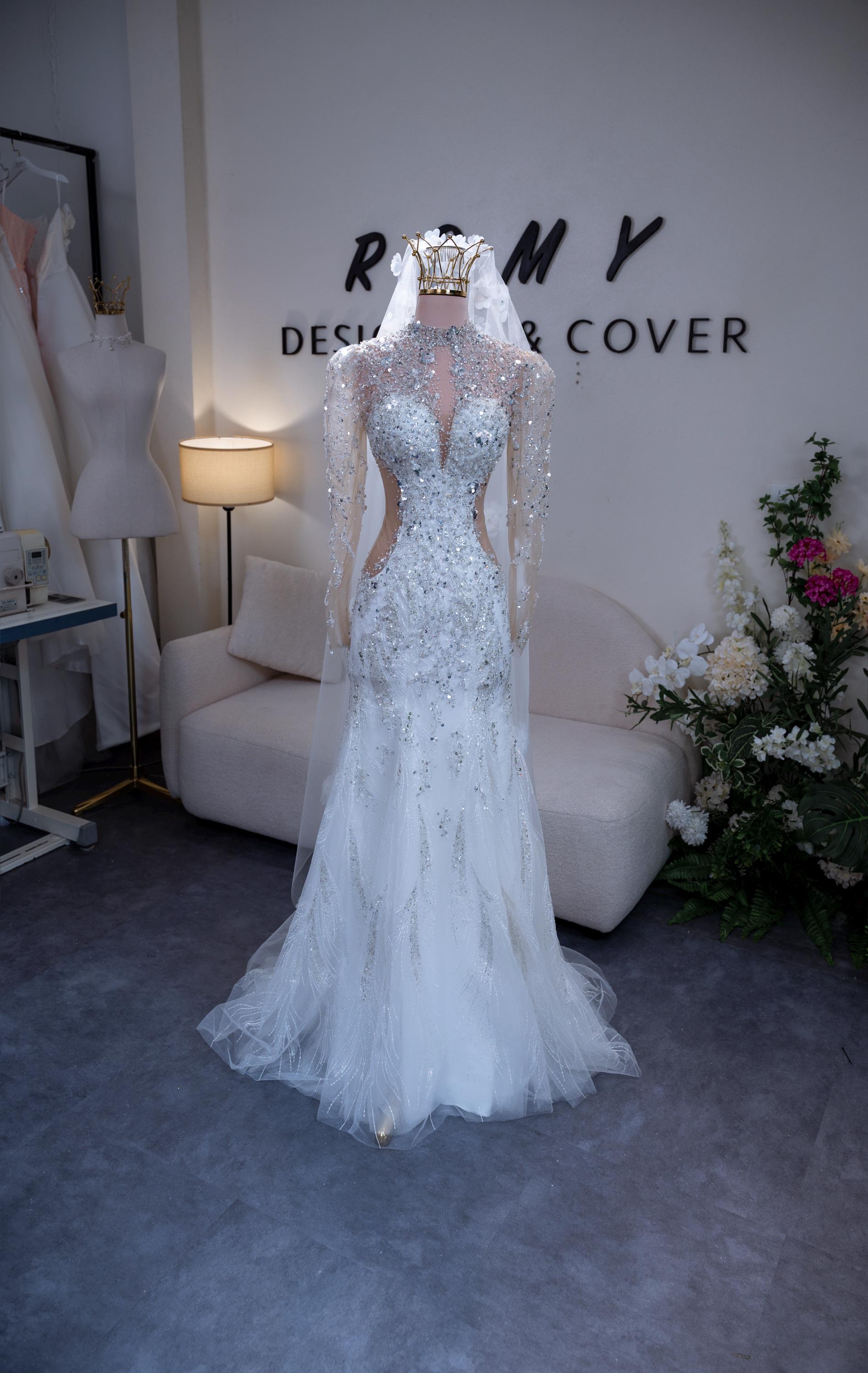 Crystal Mermaid Wedding Dress