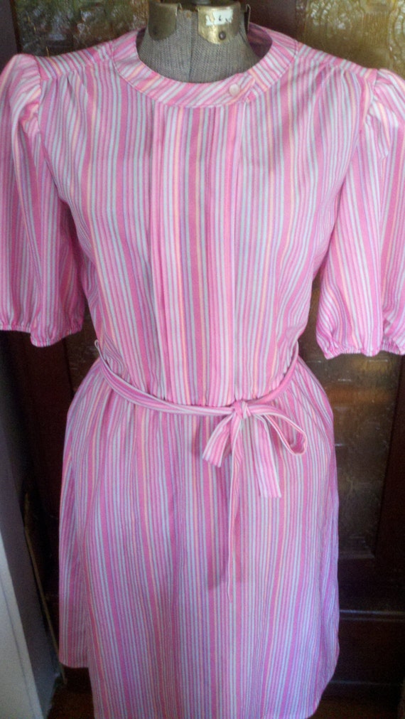 candy stripes "" semi sheer pastel dress Gem