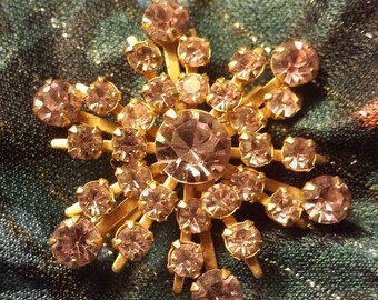 atomic snowflake "" vintage brooch "" ON SALE