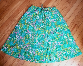 flora and fauna • vintage hunter sportswear midi skirt