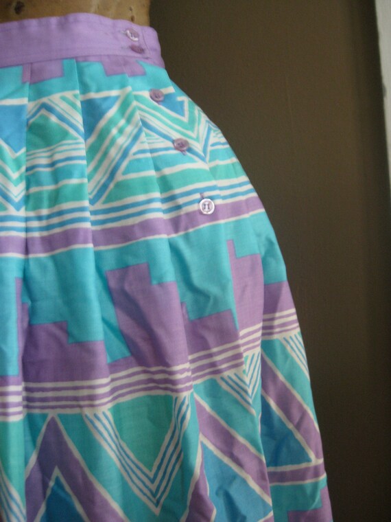 azteca "" vintage pastel maxi skirt "" ON SALE - image 2