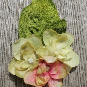pretty pastel • floral fairy hair clip • spring fascinator