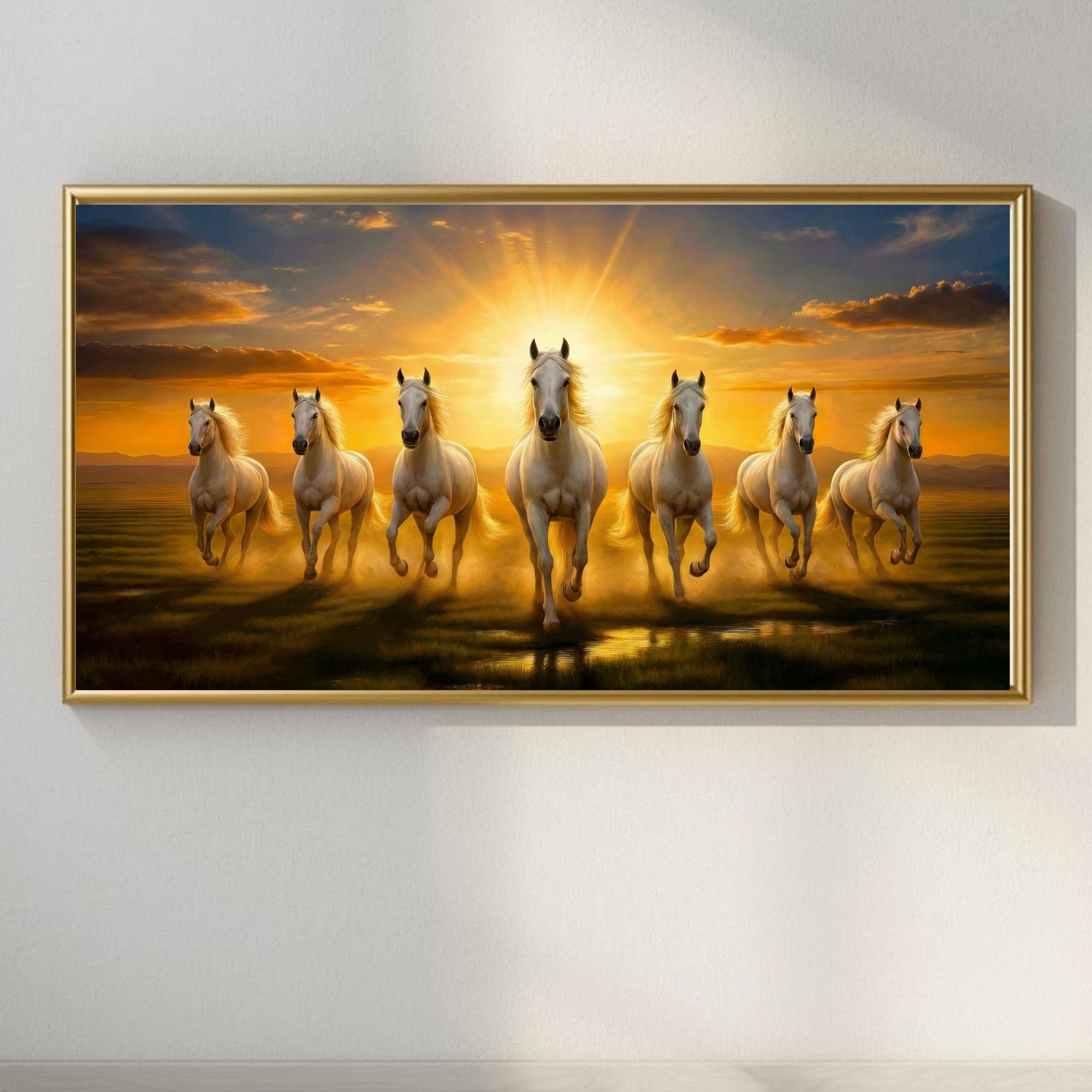 7 horse painting - Etsy 日本