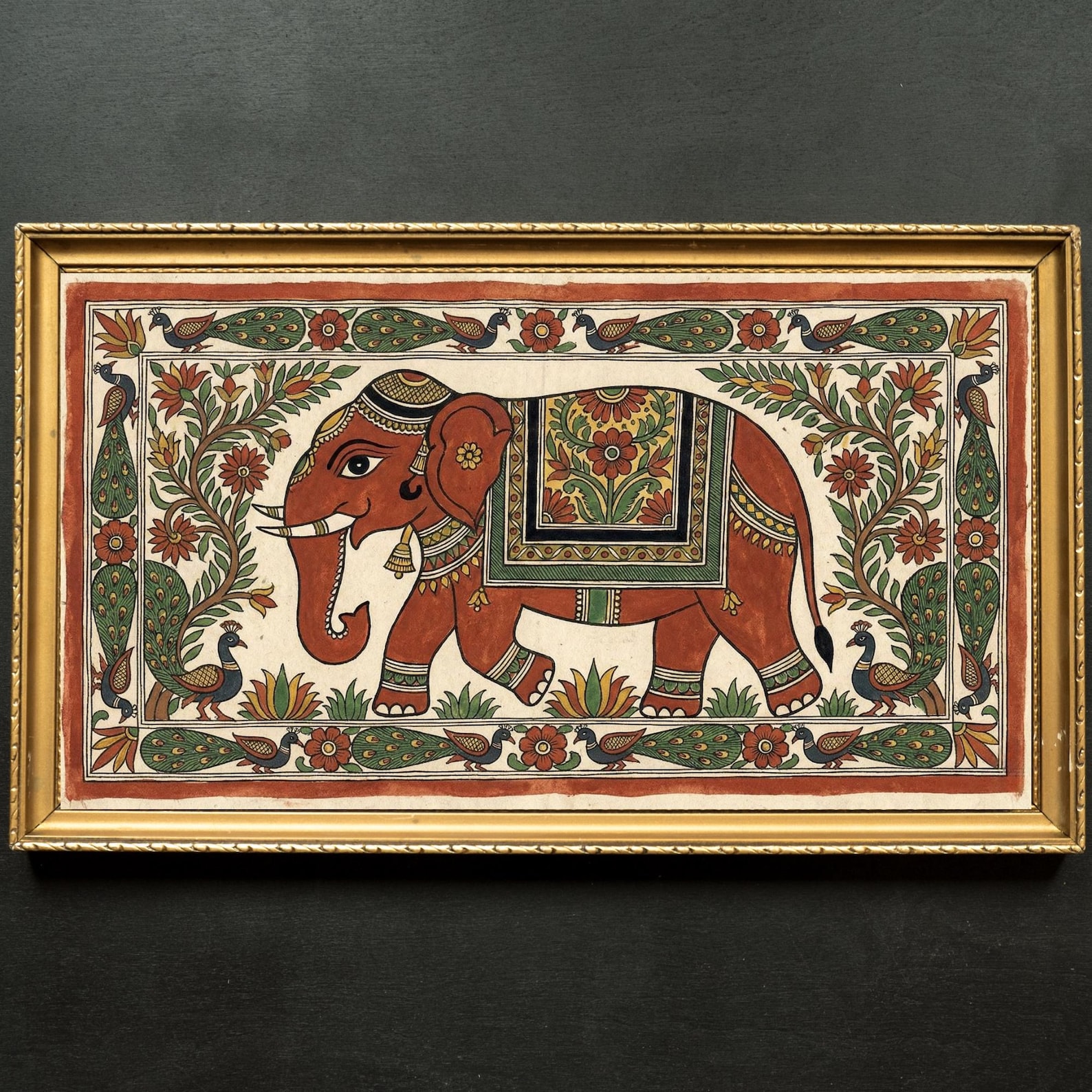 Indian Folk Elephant Wall Art Printable, Pichwai Art, India Poster ...