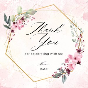 Individuelle Grußkarte - Digital Printable - Hochzeit | Geburtstag | Taufe | Vielen Dank | Personalisierte herunterladbare Karte
