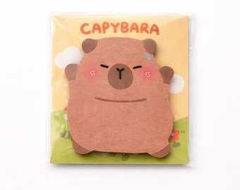 Capybara Sticky Notes | Cute 20 Page Notes | Kids Stationery | Capybara Gift
