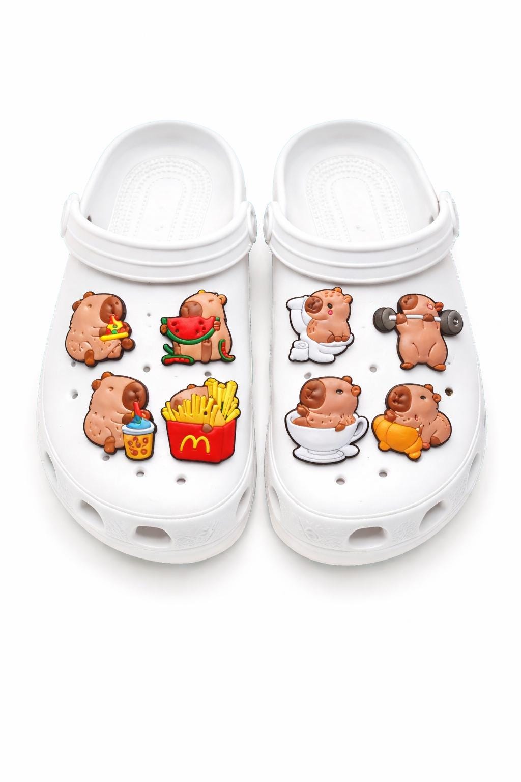Lot De Breloques (charms) Animées Pour Crocs - Noir - Occasion - Pour Personnaliser Tes Crocs