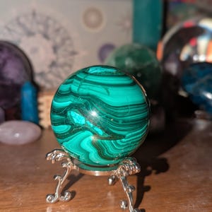 Sfera di malachite