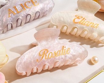 Presilha de cabelo personalizada com nome, Presilha de cabelo para madrinha, Presilha de cabelo gravada, Presente para madrinha, Presente de casamento, Acessório de cabelo, Lembrancinha de festa, Presente para a mãe