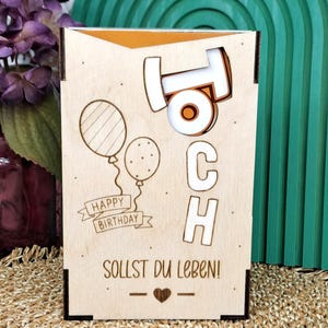FICHIER LASER : Toffifee, Boîte « Joyeux anniversaire », SVG, Cadeau, Boîte à bonbons, Anniversaire, Emballage Toffifee, Cadeau, 3 mm