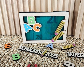 LASER FILE: School board, gift for school enrollment, first grade, schoolchild, laser file, SVG, laser cut, school enrollment, laser file start of school