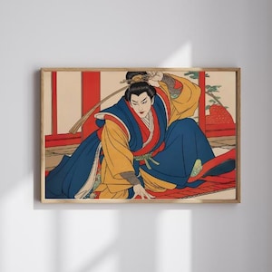 Puzzle Kabuki – Puzzle artistique traditionnel japonais de style Ukiyo-e, cadeau pour les amateurs de culture japonaise