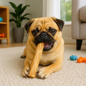 Natural Coffee Wood Chew Stick for Dogs: Splinter-Free, Eco-Friendly